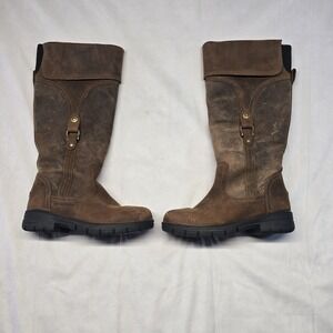 Dublin Turndown Sherpa Lined Boots Women Size 8.5  Equestrian Horse Riding